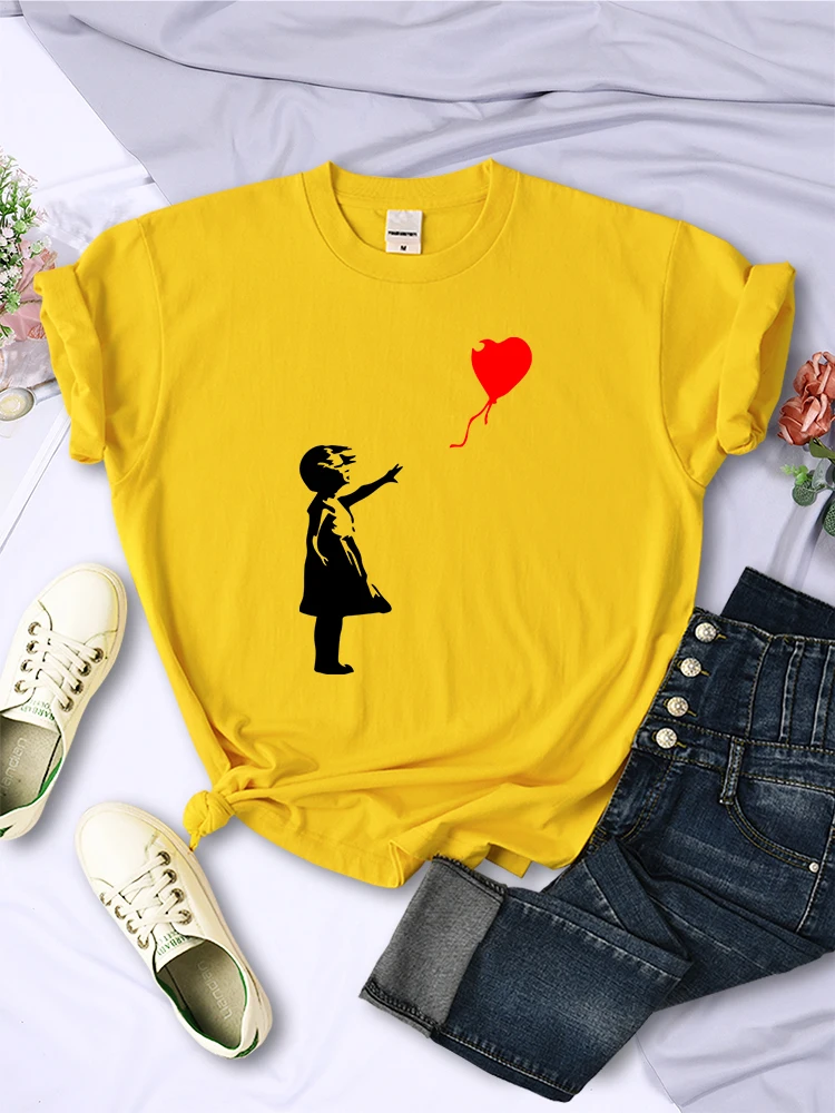 ตัวเลือกสินค้า เสื้อยืดลายบอลลูน ใส่สบายสไตล์ Street Hip Hop