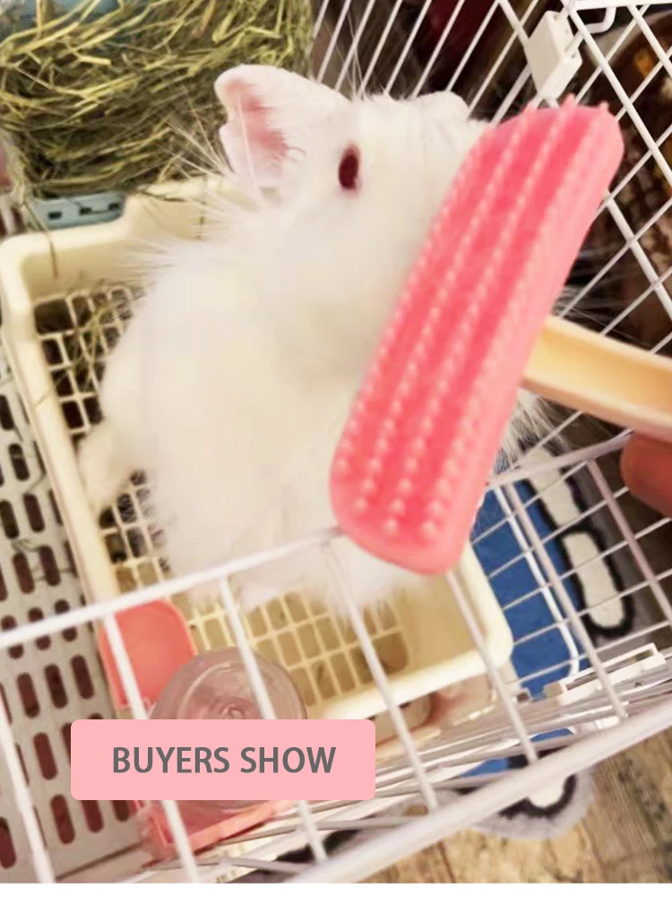 Силиконовая небольшая Расческа для домашних животных, Кролик, триммер ...