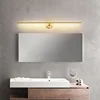 Modern Simple Living Room Bedroom Bedside copper Wall Sconce Lamps Up Down Background Opposite Luminous Black Led Wall Lights 2
