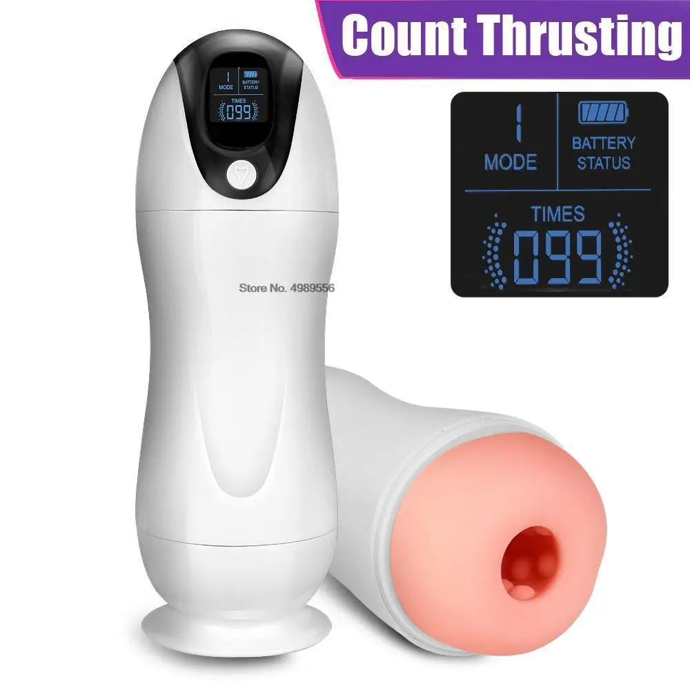Automatisk masturbator för män med sug- och stödfunktion_voghion.com