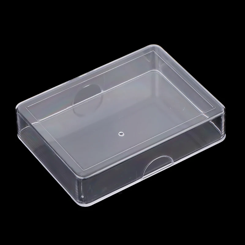 1PC Card Storage Box Empty Storage Box For Game Card Transparent Playing Card Box Trading Case Storage Organizer Case