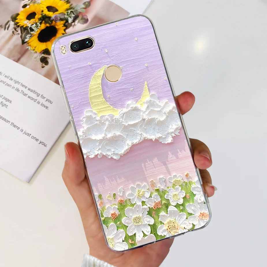Stylish Painted Clear Silicone Soft Case - Fashionable Protection