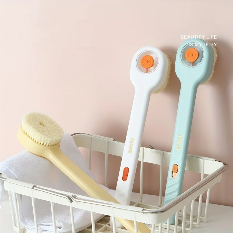 1 pcs Rubbing bath back rub long handle bath brush