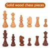 Wooden Magnetic Chess Pieces Children Toys Solid Wood Magnetic 2.2/2.5/3.5 Inch Piece Accessories No Board Puzzle Thinking Game 2