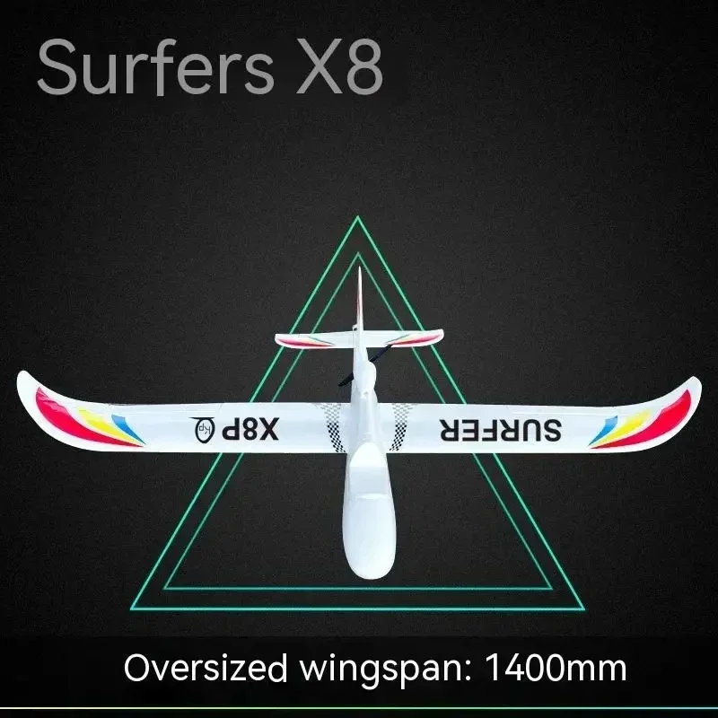 RC 1400mm 윙스팬 서핑 X8 전기 리모컨 고정 날개 프로펠러, Fpv 글라이더 낙하 방지 트레이너 키트, Pnp Rtf