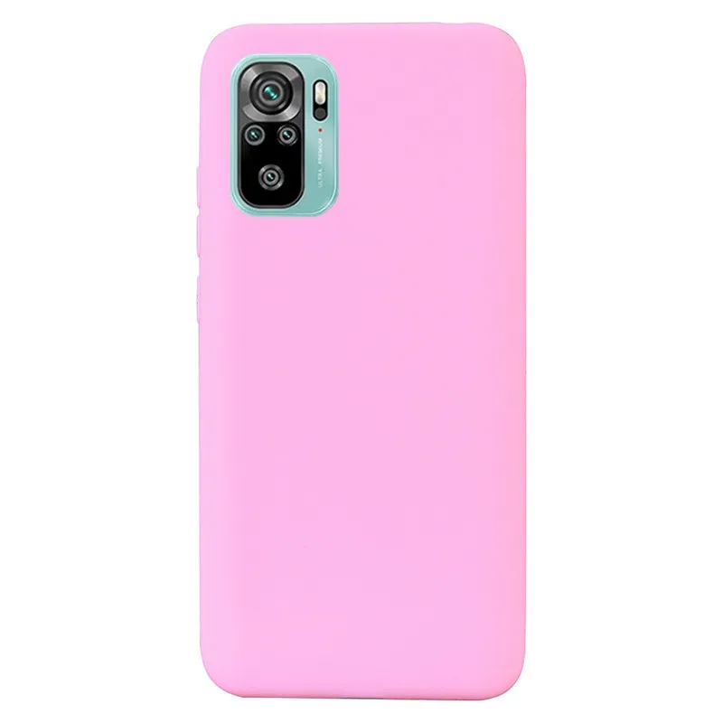 Candy Color Silicone Matte Soft TPU Phone Case - Back Cover Protector Shell