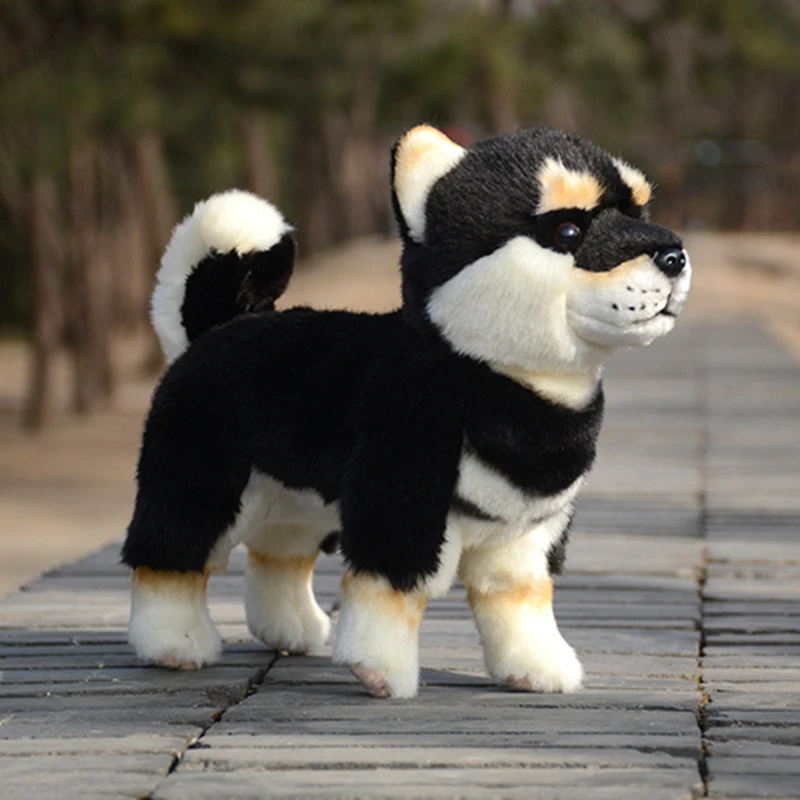 Japanese Akita Dog High Fidelity Anime Cute Plushie Shiba Inu Plush Toys Lifelike Animals Simulation Stuffed Doll Kawai Toy Gift 5