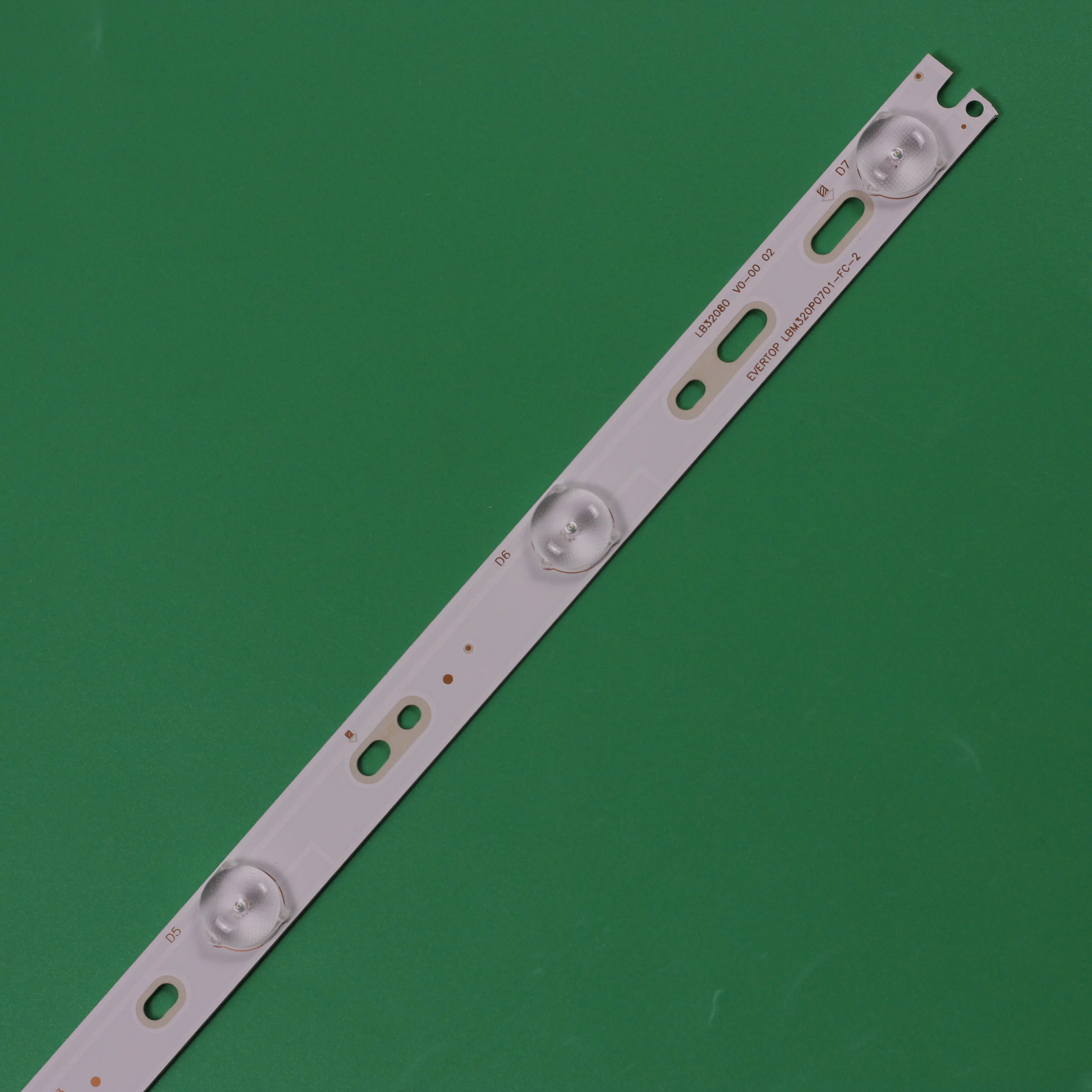 LED Ʈ Ʈ, LB-F3528-GJX320307-G LB-F3528-GJX320307-H 32E200E 32PFL1643/T3 T3250M 32E100E 32PHS5301, 607mm, 7LED, 