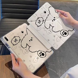 Magnetic Pencil Holder Case - iPad 11th A16 (Line Dog)