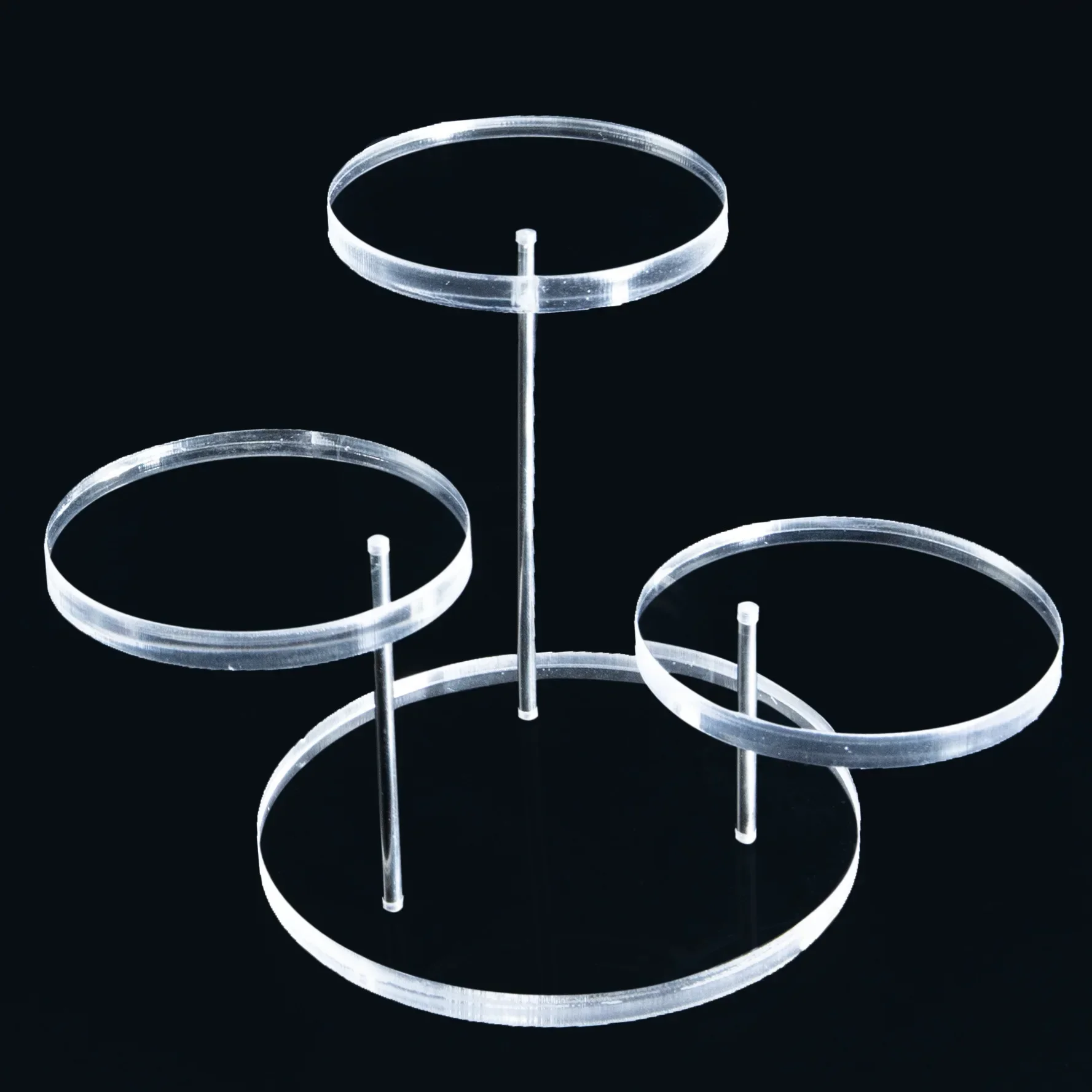 3 Tray Transparent
