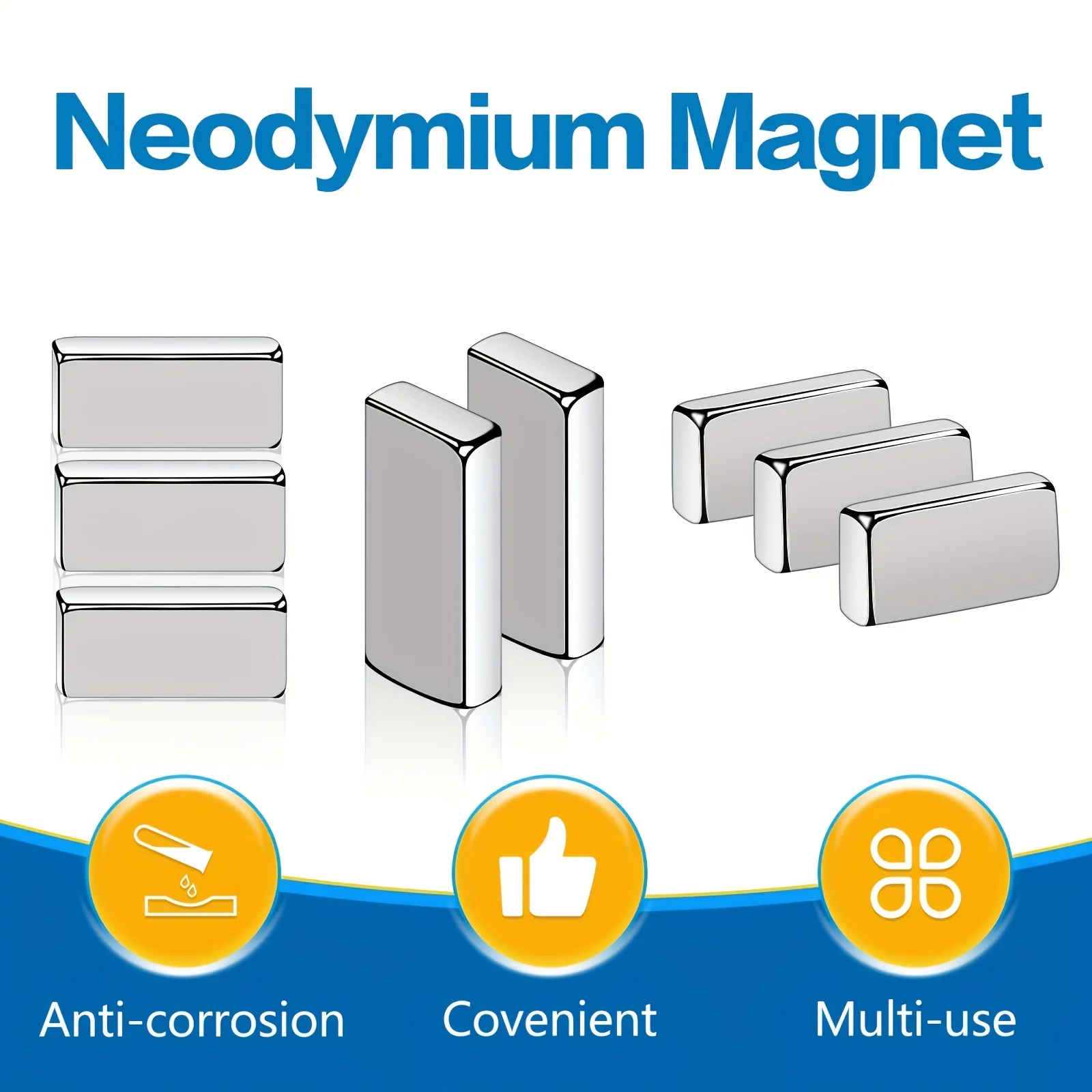 Heavy Duty Rectangular Magnets