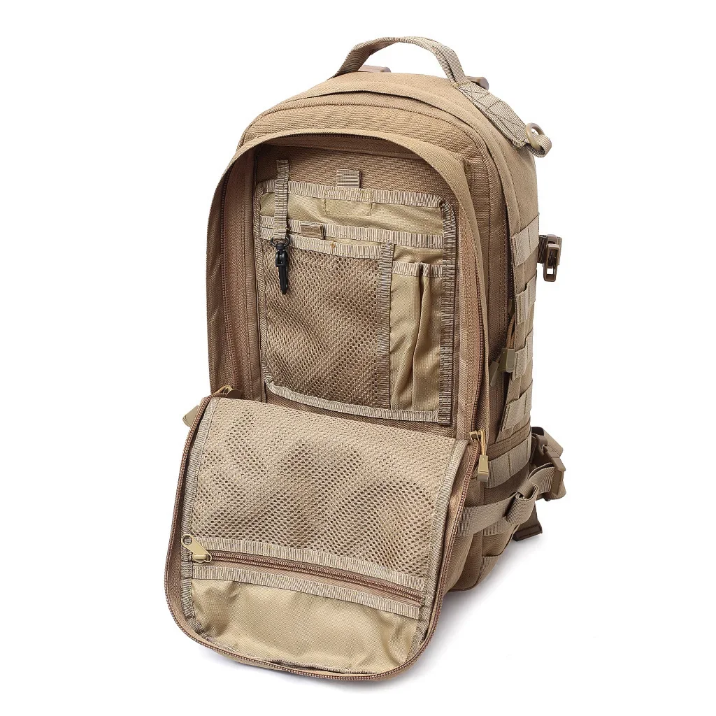 30L Outdoor Sports Mountaineering Backpack Durable, Tear Resistant, Waterproof 900D Material Multifunctional Tactical Backpack 6