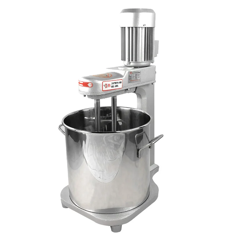 

JD-15 Small Food Mixer 15L Commercial double-shaft high-efficiency egg beater desktop cream fresh milk cake beater mixer