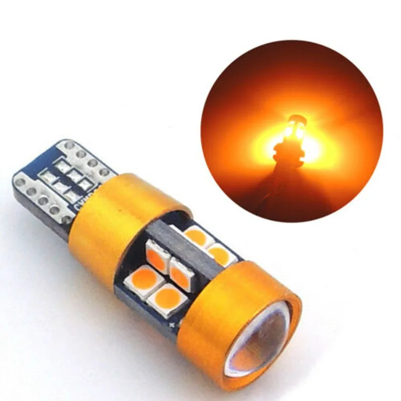 2 шт., автомобильная светодиодная лампа T10 3030 19SMD W21