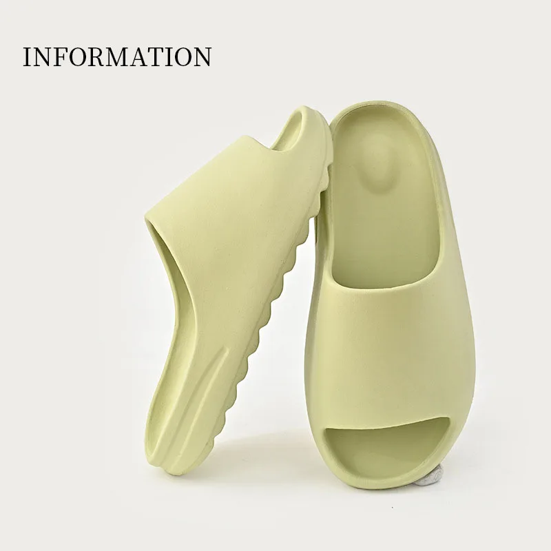 Soft Sole Slippers Women's Summer Home Sandals Men's Beach EVA Soft Thick Soled