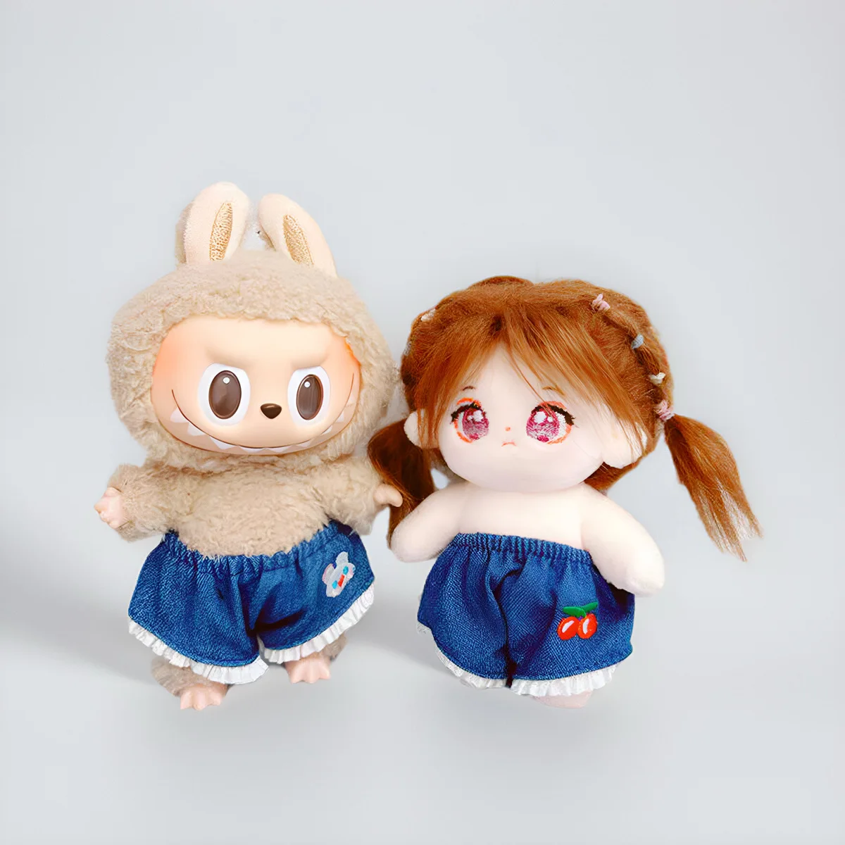 10cm Kawaii Mini Idol Doll Cute Soft Stuffed Cotton Naked No Attribute Plush Doll With Clothes for Girls Fans Collection Gifts