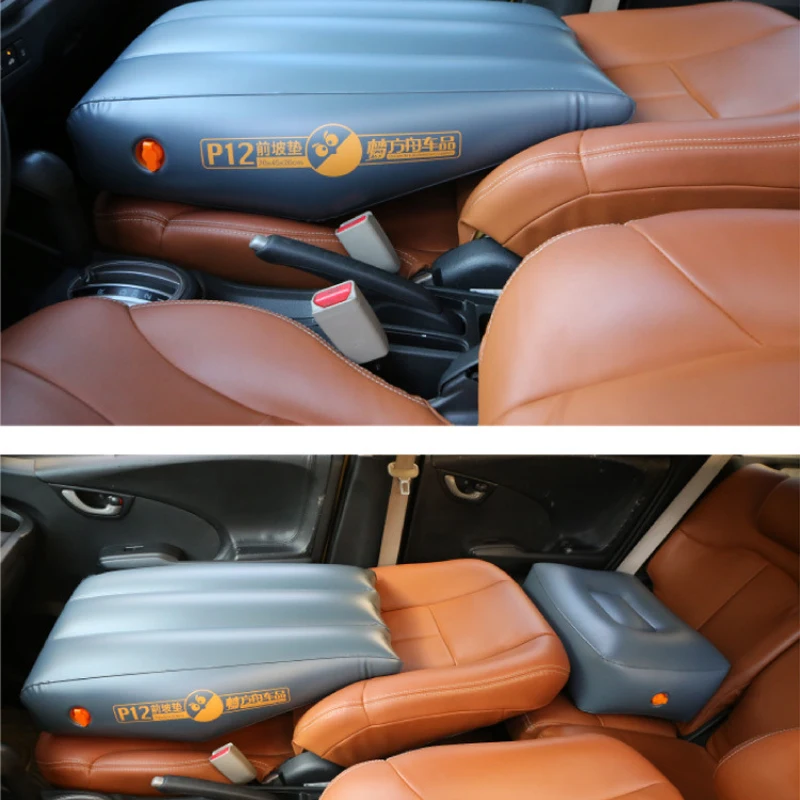 Car Inflatable Mattress Front Slope Pad Travel Inflatable Sleeping Bed Inflated Stool Seat Gap Self-driving Supplies Accessories
