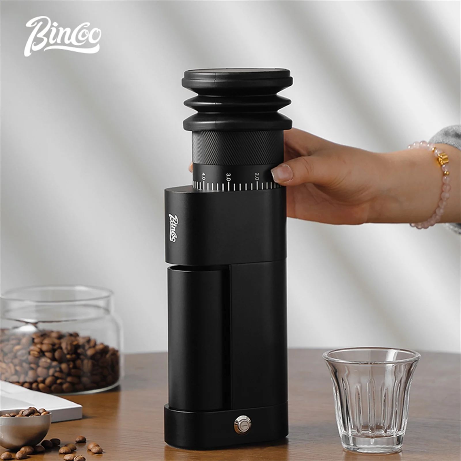 بينكوو DM09 مطحنة قهوة كهربائية