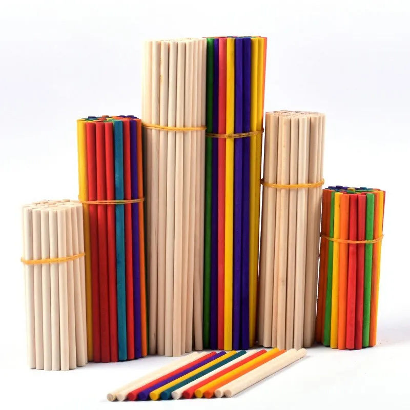 Wooden Craft Sticks Bulk, Wood Sticks for Crafts, Wooden Sticks for  Crafting, Wood Dowels for Crafting Wooden Stick - AliExpress