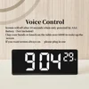 Voice Control LED Digital Dual Alarm Clock with Temperature 4