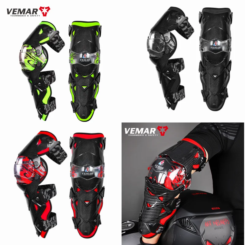 

VEMAR E-18H Motorcycle Elbow Pads Motocross Small Kneepad Off-Road Racing Knee Brace Safety Protection Guards Protective Gear