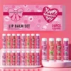 20PCS/Box Luxury Gift Set Lip Balm Set Hydrating and Glossy For Dry Lips Valentine's Day Gifts Women's 6