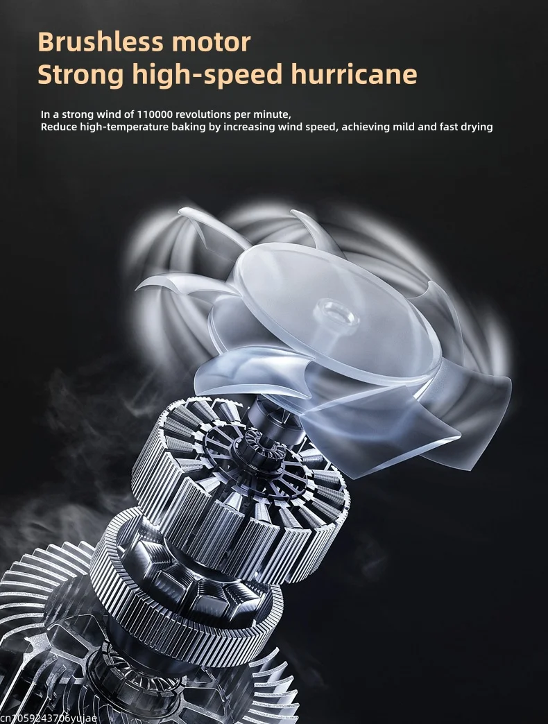 Latest 2400W Quick Drying Hair Dryer With Led Display Light And Billion Level Bl