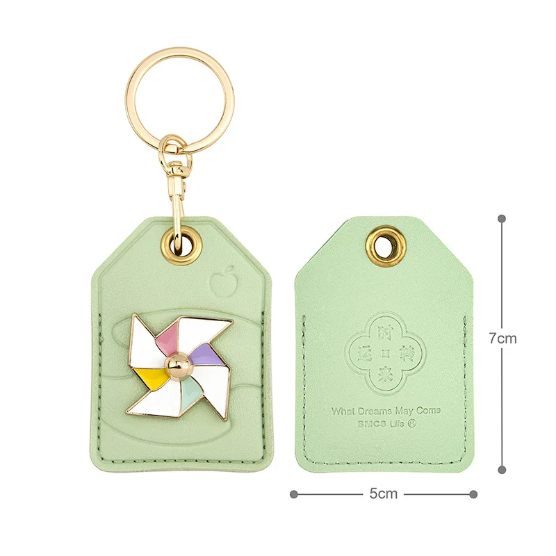 Floral Keychain Airtag Holder - Protective Cover with Key Ring