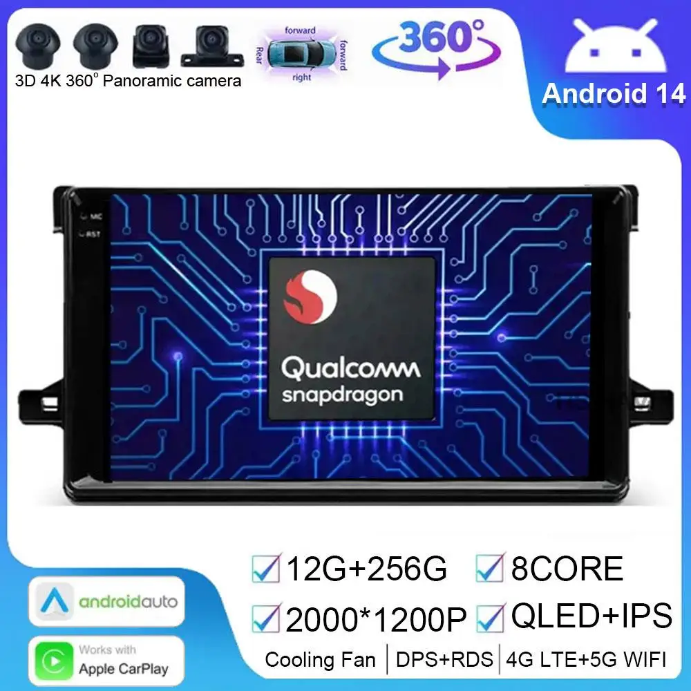 

Android 14 For Toyota Prius XW50 2015 - 2020 Navigation Video Player GPS Car Radio Multimedia No 2din DSP Auto Stereo Head Unit