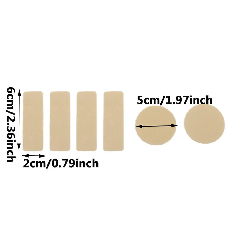 6pcs/set Insoles Patch Heel Pads for Sport Shoes Back Sticker Adjustable Size Antiwear Feet Pad Cushion Insert Insole