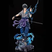 ⁦مجسم أنمي ملحمي لشخصيتي "ناروتو وساسكي" | Epic Naruto & Uchiha Sasuke Dual Anime Figure⁩ - الصورة ⁦3⁩