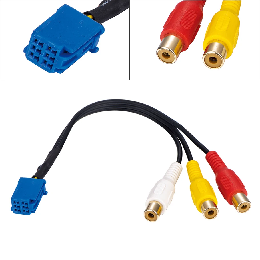 6Pin 3RCA Car Stereo Harness Cable Auto Audio Player Cord Accessories Fit for Toyota AliExpress