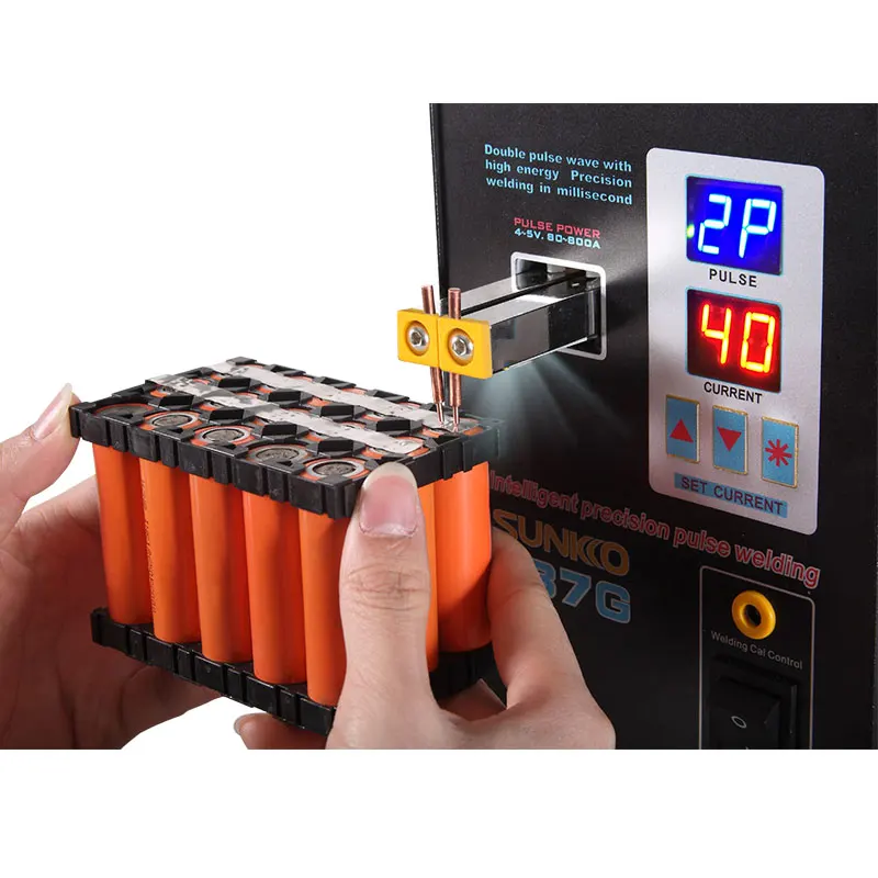 Wholesale SUNKKO 737G Battery Spot Welder 2.8KW Spot Welding Machine for 18650 Battery Pack Welding Precision Pulse Spot Welders 2