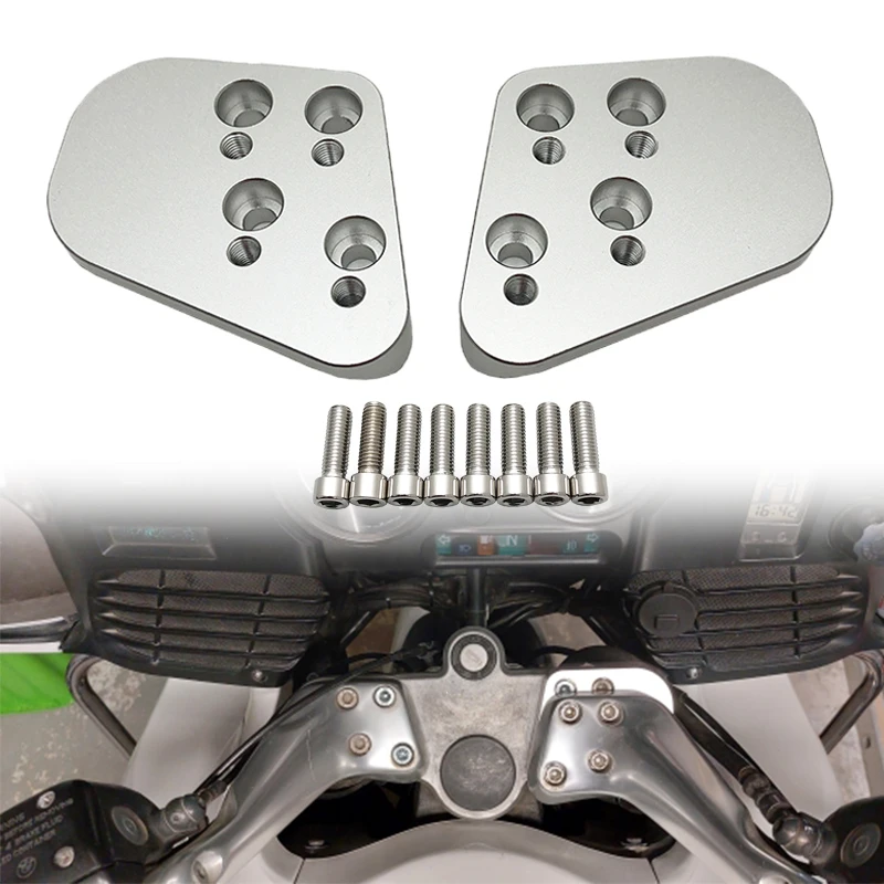 MotorcycleSilverHandlebarRiserMountClampKitFitForBMWR1100R