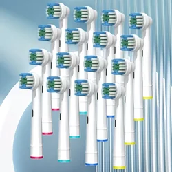 Professional Electric Toothbrush Replacement Brush Heads - Pack of 8 or 16 (16pcs)