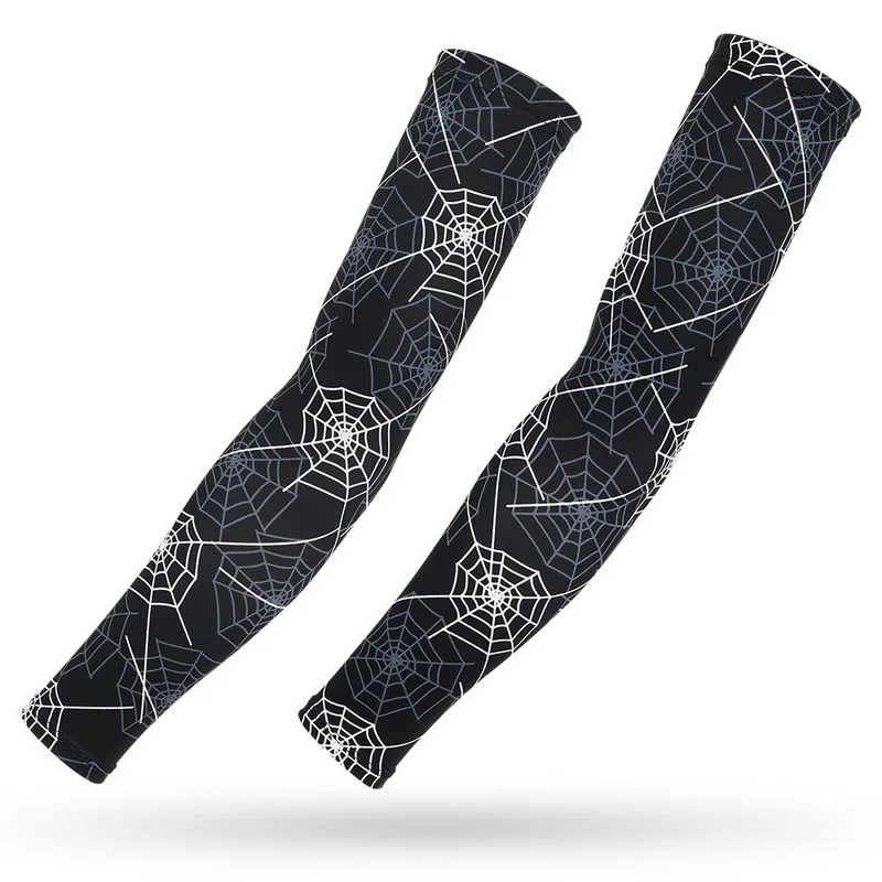 Unisex UV Protection Cooling Tattoo Design Cycling Arm Sleeves