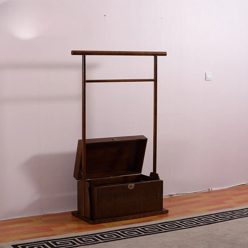 

The product can be customized.Customized New Chinese style solid wood hanging hanger bedroom solid wood creative coat rack floor