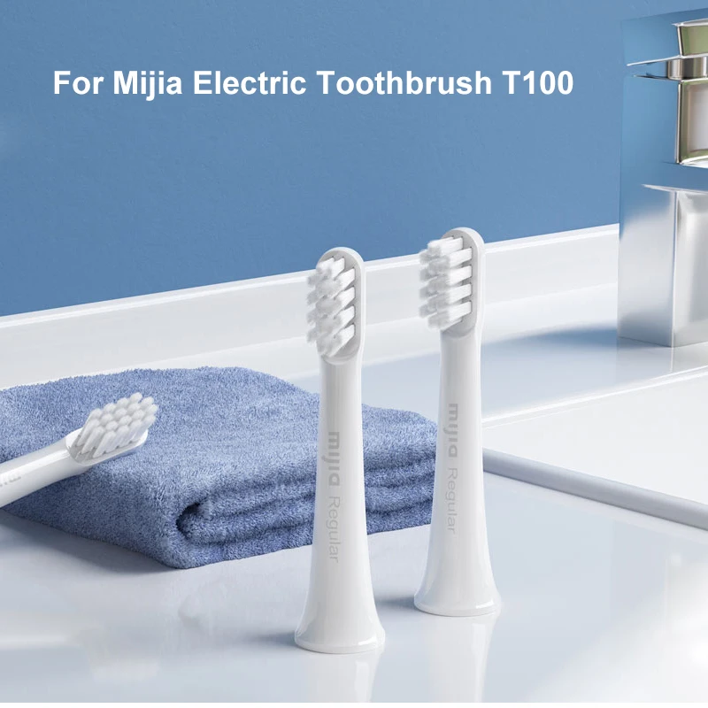 Toothbrush Heads 3pcs Original XIAOMI MIJIA T100 T300 T500 Sonic Teethbrush Replacement Heads Sonic Oral Hygiene Mi Oral Clean