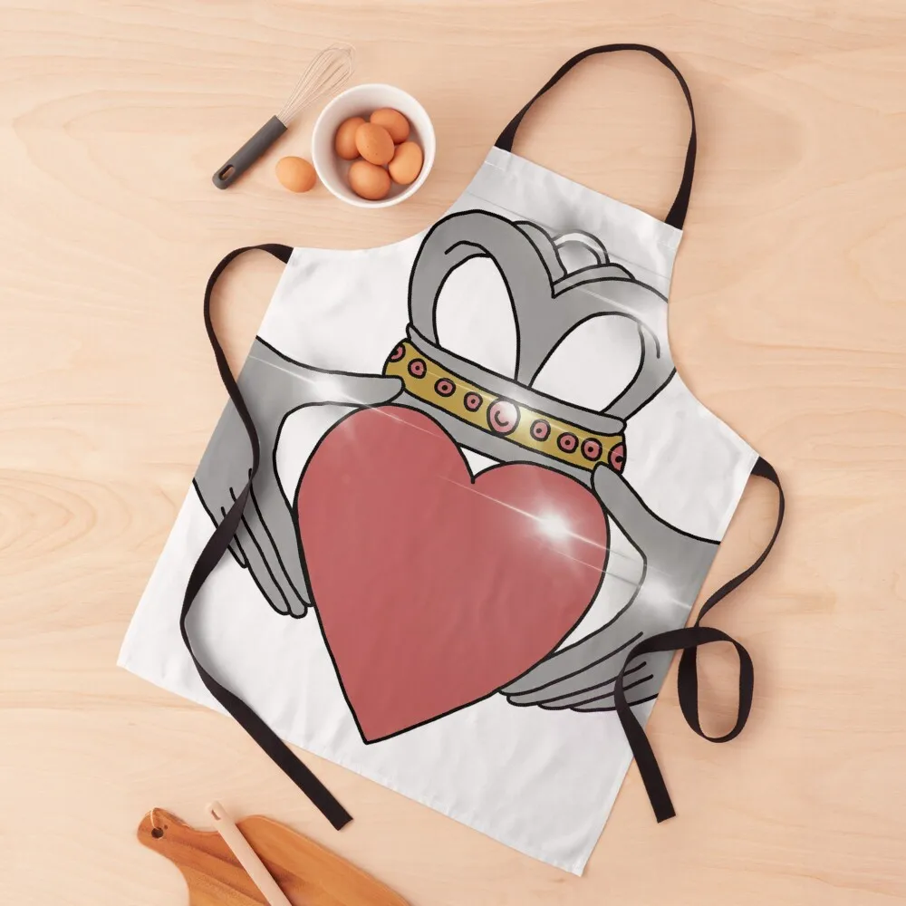 

Claddagh Symbol Apron Kitchen Apras For Women Kitchen Things kitchen woman Household Items Apron