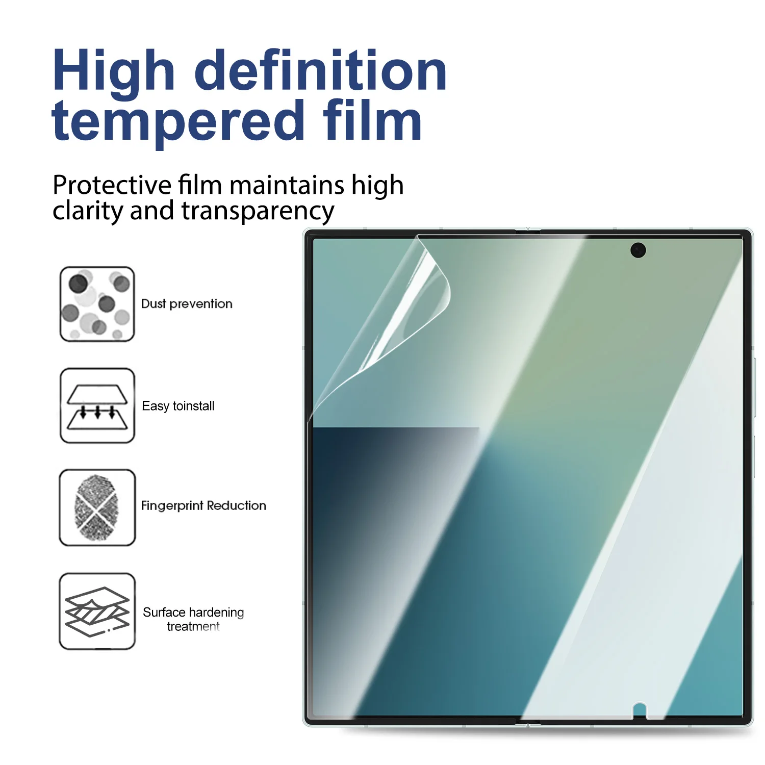 Privacy Tempered Glass & Soft Hydrogel Screen Protector Set with Anti-Peep Technology