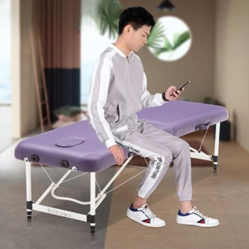 

Chiropractic Table Pedicure Chair Spa Massage Portable Professional Stretcher Tattoo Folding Bed Massages Lettino Massaggio