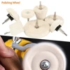 7pcs Wool Felt Polishing Buffing Round Wheel Grinding Pad Car Polishing Disc Auto Wheel Washing Care Rotary Tools Accessories 1