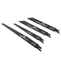 1/4pcs High Carbon Steel Reciprocating Saw-Blades Saw-Blades For Sabre-Saws For Wood Plastic Pipes Cutting Metal Outdoor-Cutting 2