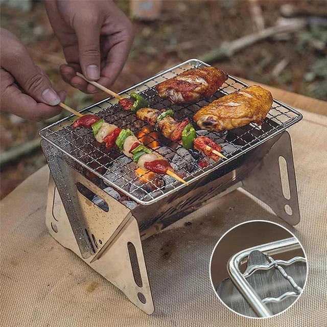 Charcoal Smoker BBQ Barbecue Grill Outdoor USB Electric Rotary Barbecue  Machine