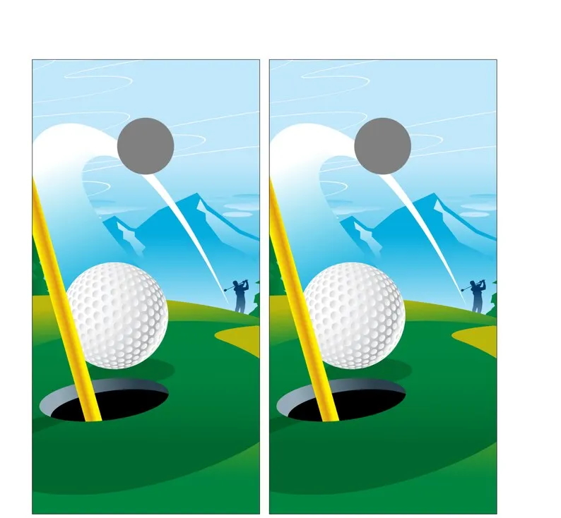 

Golf Course Cornhole Decal Wrap