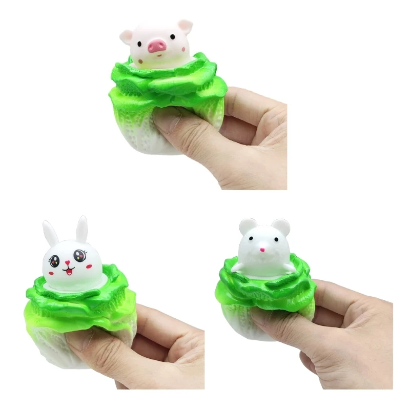 

Squeezable TPR Toy Cartoon Animal Squeeze Cup Toy Fidgets Funny Gift Desk Decor