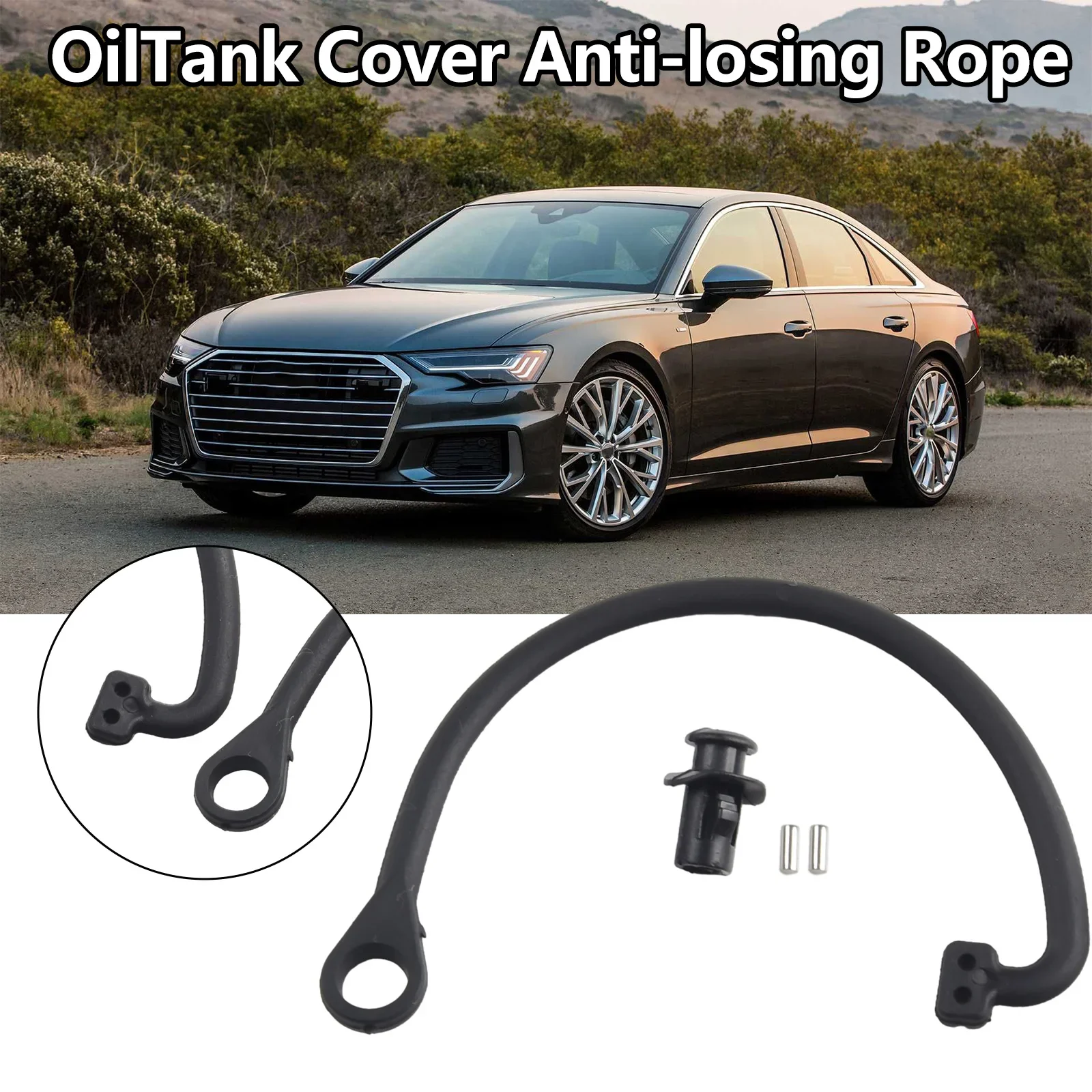 

Car Part Rope 180201556 1pc Accessories Oil Tank Rubber Tether Cable Strap Fuel Tank Cap To Prevent Rope Loss Car Accessories