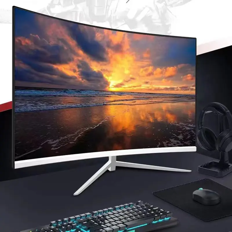VGA 144hz , 1080p HD jogo 165hz curvo LCD, ũž HDMI, PC  DP ȣȯ, 24 polegadas, 1K75Hz