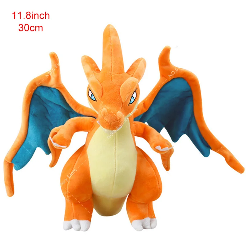 25cm Pokemon Charizard Xy Mega Evolution Plush Toy Kawaii Cartoon