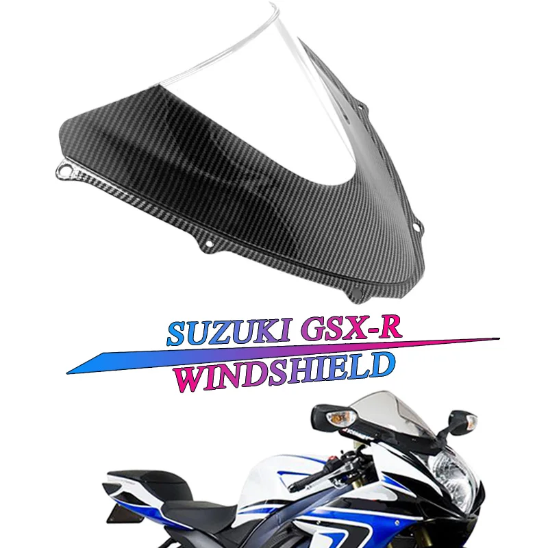 Запчасти для мотоциклов переднее лобовое стекло ABS углеродное волокно Suzuki GSX-R